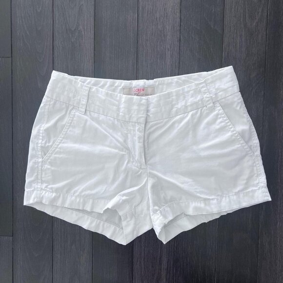 J. Crew Pants - J Crew White mid rise cotton shorts Chinos